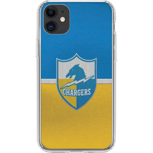 NFL Los Angeles Chargers Vintage iPhone 11 Clear Case