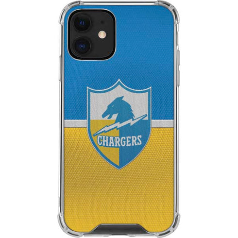 NFL Los Angeles Chargers Vintage iPhone 12 Mini Clear Case