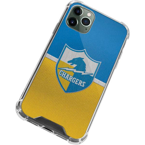 NFL Los Angeles Chargers Vintage iPhone 12 Pro Clear Case
