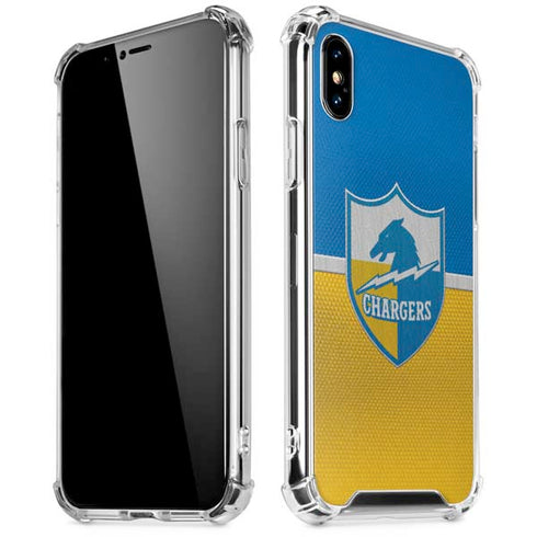 NFL Los Angeles Chargers Vintage iPhone X/XS Clear Case