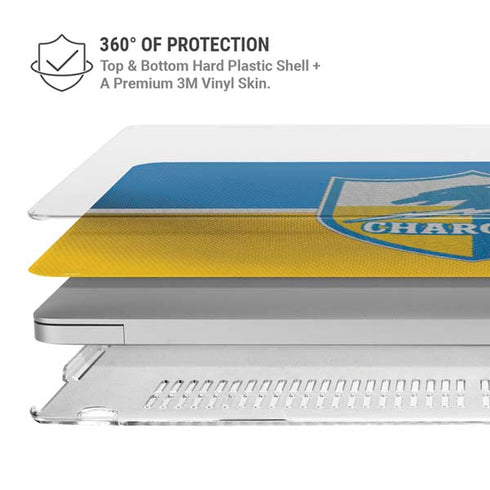 NFL Los Angeles Chargers Vintage MacBook Air 15in (2023-2025) Case plus Skin