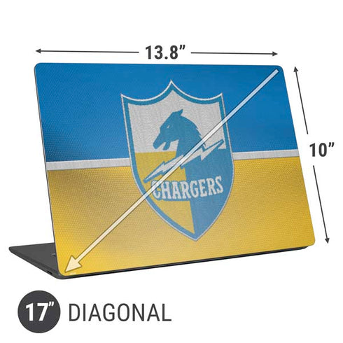 NFL Los Angeles Chargers Vintage Universal Laptop 17in (13.8 x 10in) Skin