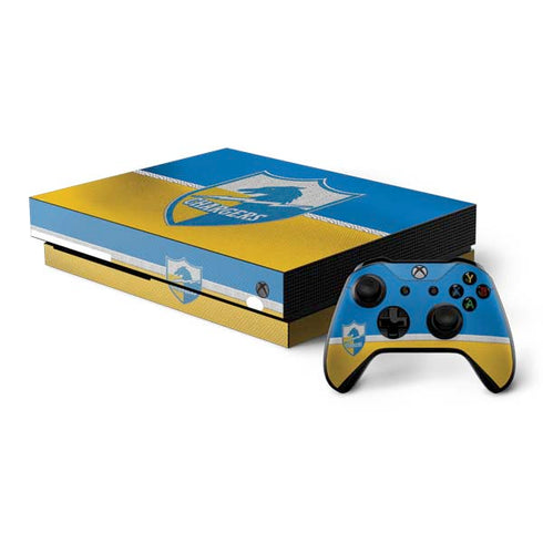 NFL Los Angeles Chargers Vintage Xbox One X Bundle Skin
