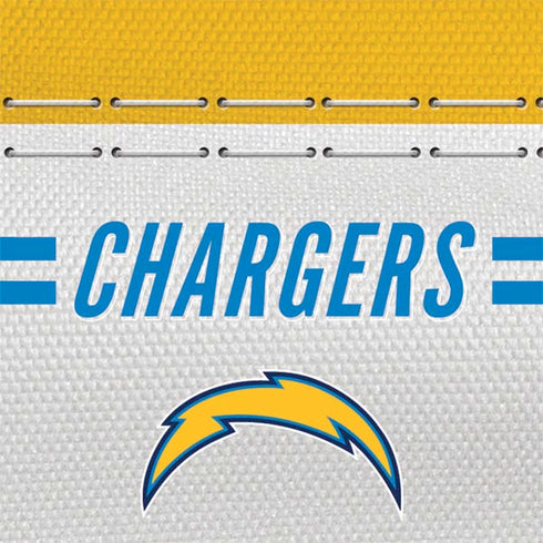 NFL Los Angeles Chargers White Striped Nintendo 2DS XL (2017) Skin