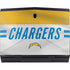 NFL Los Angeles Chargers White Striped Dell Alienware Skin