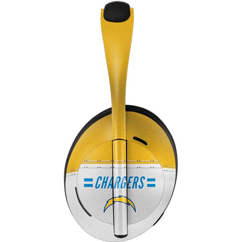 NFL Los Angeles Chargers White Striped Bose Noise Cancelling Headphones 700 Skin