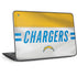 NFL Los Angeles Chargers White Striped HP Chromebook Skin