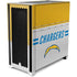 NFL Los Angeles Chargers White Striped Corsair 4000D Tempered Glass Mid-Tower ATX Case Skin