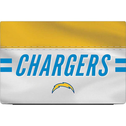 NFL Los Angeles Chargers White Striped Dell Vostro Skin