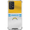 NFL Los Angeles Chargers White Striped Galaxy A52 5G Clear Case