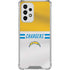 NFL Los Angeles Chargers White Striped Galaxy A53 5G Clear Case