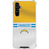 NFL Los Angeles Chargers White Striped Galaxy A54 5G Clear Case