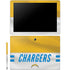 NFL Los Angeles Chargers White Striped Galaxy Book 12in Skin