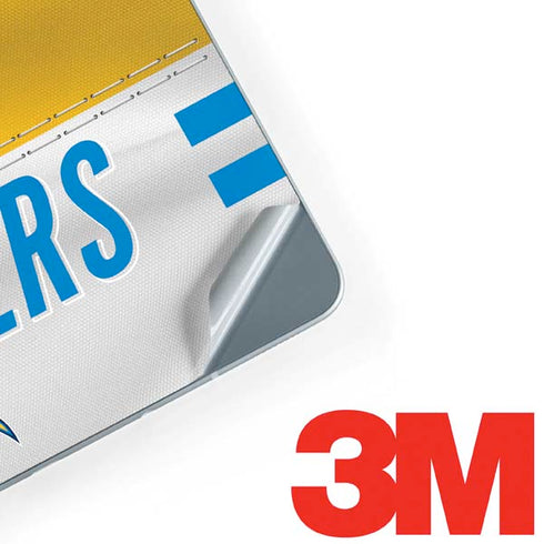 NFL Los Angeles Chargers White Striped Galaxy Book 12in Skin