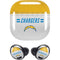 NFL Los Angeles Chargers White Striped Galaxy Buds Pro Skin