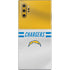 NFL Los Angeles Chargers White Striped Galaxy Note 10 Plus Skin
