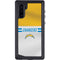 NFL Los Angeles Chargers White Striped Galaxy Note 10 Waterproof Case