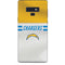 NFL Los Angeles Chargers White Striped Galaxy Note 9 Skin