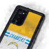 NFL Los Angeles Chargers White Striped Galaxy Note20 5G Waterproof Case