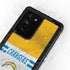 NFL Los Angeles Chargers White Striped Galaxy Note20 Ultra 5G Waterproof Case