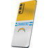 NFL Los Angeles Chargers White Striped Galaxy S20 Fan Edition Skin