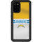 NFL Los Angeles Chargers White Striped Galaxy S20 Plus Waterproof Case