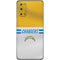 NFL Los Angeles Chargers White Striped Galaxy S20 Skin