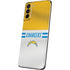 NFL Los Angeles Chargers White Striped Galaxy S21 5G Skin