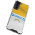 NFL Los Angeles Chargers White Striped Galaxy S21 FE Clear Case
