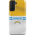 NFL Los Angeles Chargers White Striped Galaxy S21 Plus 5G Pro Case