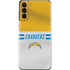 NFL Los Angeles Chargers White Striped Galaxy S21 Plus 5G Skin