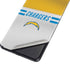 NFL Los Angeles Chargers White Striped Galaxy S21 Plus 5G Skin