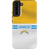 NFL Los Angeles Chargers White Striped Galaxy S22 Plus Pro Case