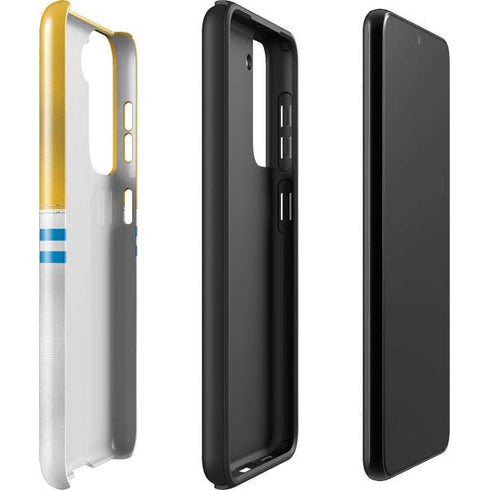 NFL Los Angeles Chargers White Striped Galaxy S22 Plus Pro Case