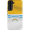 NFL Los Angeles Chargers White Striped Galaxy S22 Pro Case