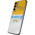 NFL Los Angeles Chargers White Striped Galaxy S22 Skin