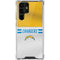 NFL Los Angeles Chargers White Striped Galaxy S22 Ultra Clear Case