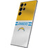 NFL Los Angeles Chargers White Striped Galaxy S22 Ultra Skin