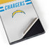 NFL Los Angeles Chargers White Striped Galaxy S22 Ultra Skin