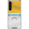 NFL Los Angeles Chargers White Striped Galaxy S23 Clear Case