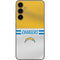 NFL Los Angeles Chargers White Striped Galaxy S23 FE Skin