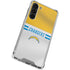 NFL Los Angeles Chargers White Striped Galaxy S23 Plus Clear Case