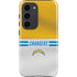 NFL Los Angeles Chargers White Striped Galaxy S23 Pro Case