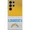 NFL Los Angeles Chargers White Striped Galaxy S23 Ultra Skin