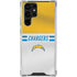 NFL Los Angeles Chargers White Striped Galaxy S24 Ultra Clear Case