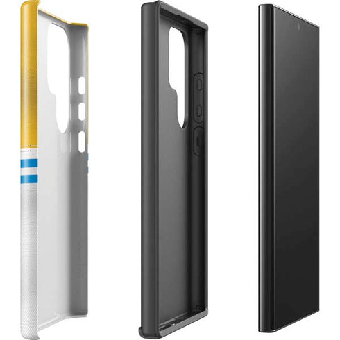 NFL Los Angeles Chargers White Striped Galaxy S24 Ultra Impact Case