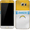NFL Los Angeles Chargers White Striped Galaxy S7 Edge Skin