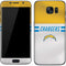 NFL Los Angeles Chargers White Striped Galaxy S7 Skin