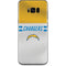 NFL Los Angeles Chargers White Striped Galaxy S8 Plus Skin