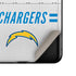 NFL Los Angeles Chargers White Striped Galaxy Z Flip Skin
